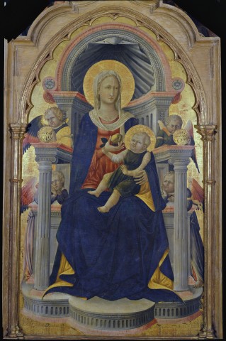 Tucker, Steven — Neri di Bicci - sec. XV - Madonna con Bambino in trono e angeli — insieme